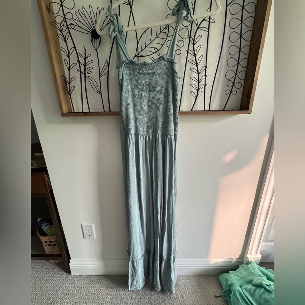 Elegant Blue Maxi Dress